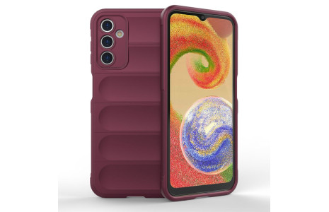 Newface Samsung Galaxy A14 4G Kılıf Optimum Silikon - Bordo