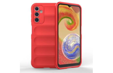 Newface Samsung Galaxy A14 4G Kılıf Optimum Silikon - Kırmızı
