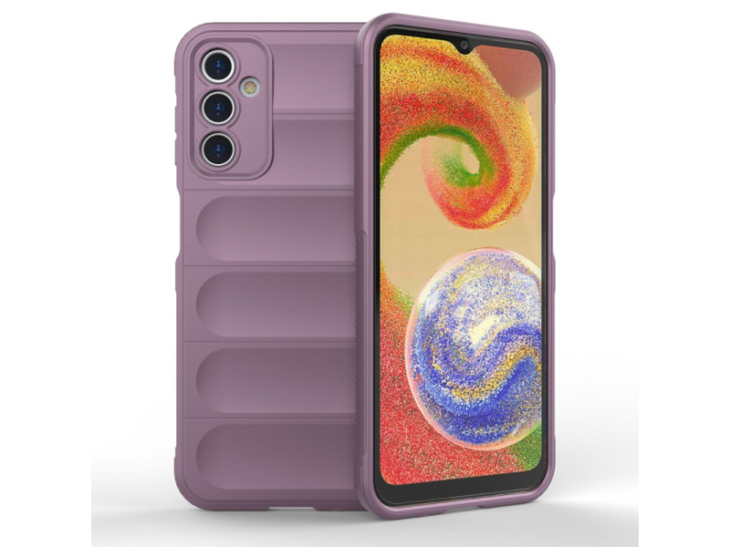 Newface Samsung Galaxy A14 4G Kılıf Optimum Silikon - Mor