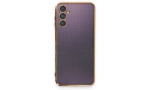 Newface Samsung Galaxy A14 4G Kılıf Razer Lensli Silikon - Gold