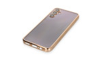Newface Samsung Galaxy A14 4G Kılıf Razer Lensli Silikon - Gold