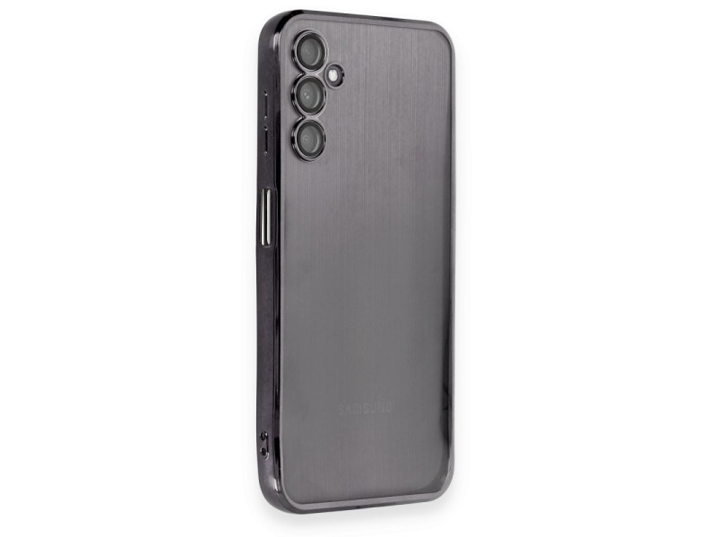 Newface Samsung Galaxy A14 4G Kılıf Razer Lensli Silikon - Siyah
