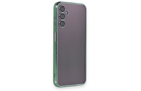 Newface Samsung Galaxy A14 4G Kılıf Razer Lensli Silikon - Yeşil