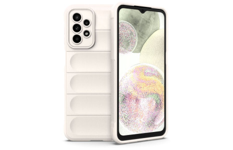 Newface Samsung Galaxy A23 4G Kılıf Optimum Silikon - Krem