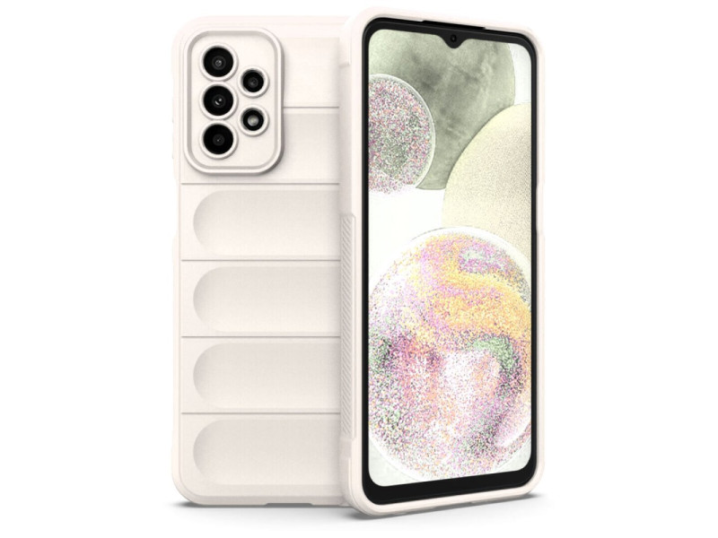 Newface Samsung Galaxy A23 4G Kılıf Optimum Silikon - Krem