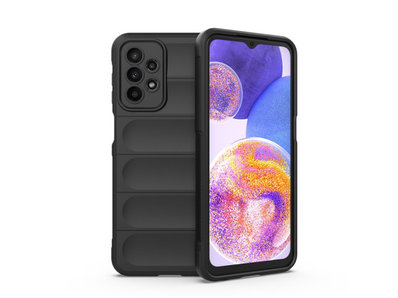 Newface Samsung Galaxy A23 4G Kılıf Optimum Silikon - Siyah