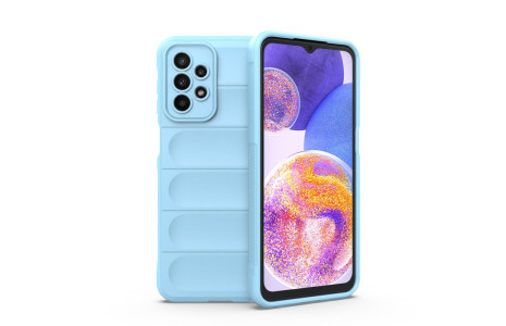 Newface Samsung Galaxy A23 4G Kılıf Optimum Silikon - Sky Blue
