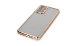 Newface Samsung Galaxy A23 4G Kılıf Razer Lensli Silikon - Gold