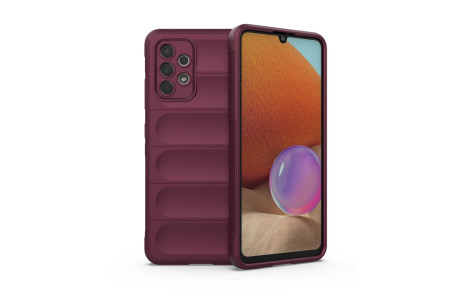 Newface Samsung Galaxy A32 Kılıf Optimum Silikon - Bordo