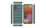 Newface Samsung Galaxy A32 Kılıf Optimum Silikon - Koyu Yeşil