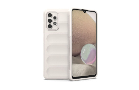 Newface Samsung Galaxy A32 Kılıf Optimum Silikon - Krem