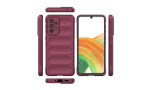 Newface Samsung Galaxy A33 5G Kılıf Optimum Silikon - Bordo