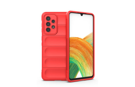 Newface Samsung Galaxy A33 5G Kılıf Optimum Silikon - Kırmızı