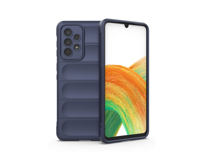 Newface Samsung Galaxy A33 5G Kılıf Optimum Silikon - Lacivert