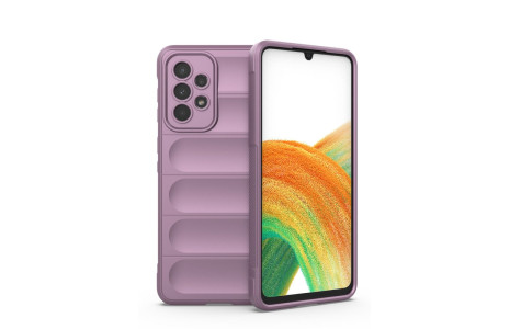 Newface Samsung Galaxy A33 5G Kılıf Optimum Silikon - Mor