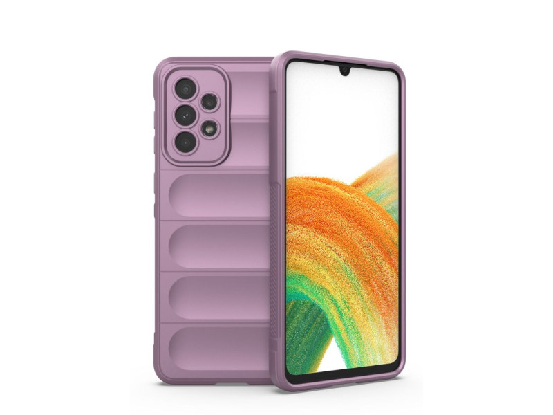 Newface Samsung Galaxy A33 5G Kılıf Optimum Silikon - Mor