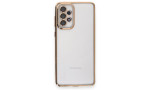 Newface Samsung Galaxy A33 5G Kılıf Razer Lensli Silikon - Gold