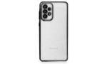 Newface Samsung Galaxy A33 5G Kılıf Razer Lensli Silikon - Siyah