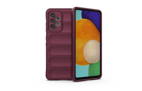 Newface Samsung Galaxy A52 Kılıf Optimum Silikon - Bordo