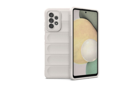 Newface Samsung Galaxy A52 Kılıf Optimum Silikon - Krem