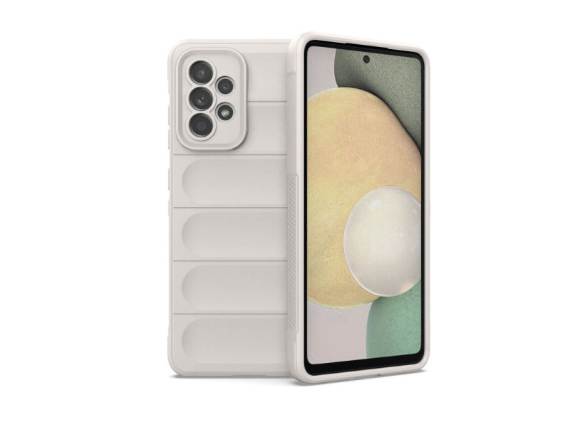 Newface Samsung Galaxy A52 Kılıf Optimum Silikon - Krem