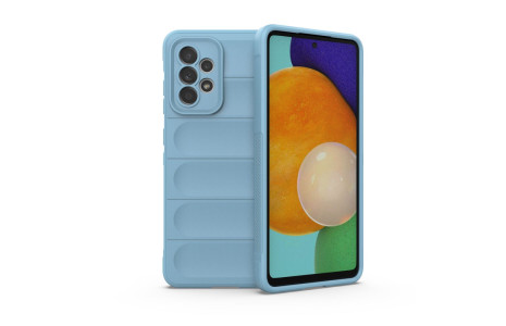 Newface Samsung Galaxy A52 Kılıf Optimum Silikon - Sky Blue