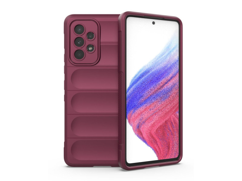 Newface Samsung Galaxy A53 5G Kılıf Optimum Silikon - Bordo
