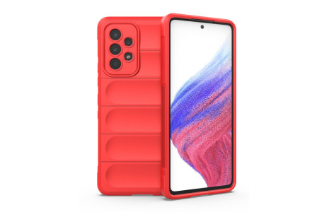 Newface Samsung Galaxy A53 5G Kılıf Optimum Silikon - Kırmızı