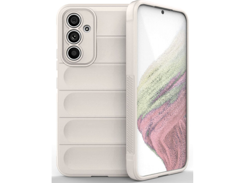 Newface Samsung Galaxy A53 5G Kılıf Optimum Silikon - Krem