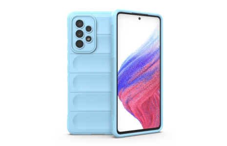 Newface Samsung Galaxy A53 5G Kılıf Optimum Silikon - Sky Blue