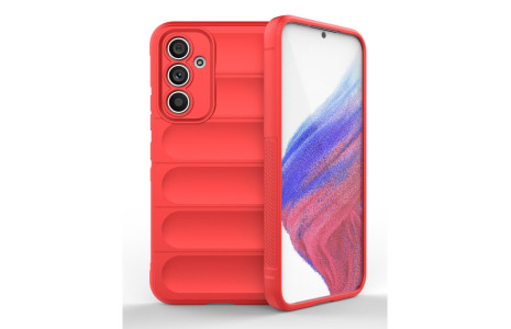 Newface Samsung Galaxy A54 5G Kılıf Optimum Silikon - Kırmızı