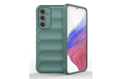Newface Samsung Galaxy A54 5G Kılıf Optimum Silikon - Koyu Yeşil