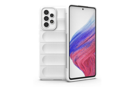 Newface Samsung Galaxy A73 5G Kılıf Optimum Silikon - Krem
