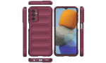 Newface Samsung Galaxy M23 Kılıf Optimum Silikon - Bordo