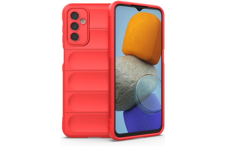 Newface Samsung Galaxy M23 Kılıf Optimum Silikon - Kırmızı