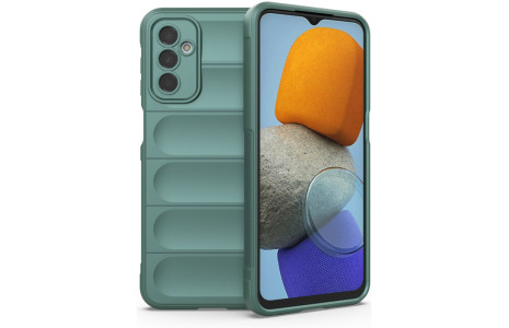 Newface Samsung Galaxy M23 Kılıf Optimum Silikon - Koyu Yeşil