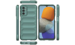 Newface Samsung Galaxy M23 Kılıf Optimum Silikon - Koyu Yeşil