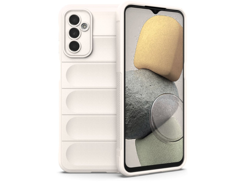 Newface Samsung Galaxy M23 Kılıf Optimum Silikon - Krem