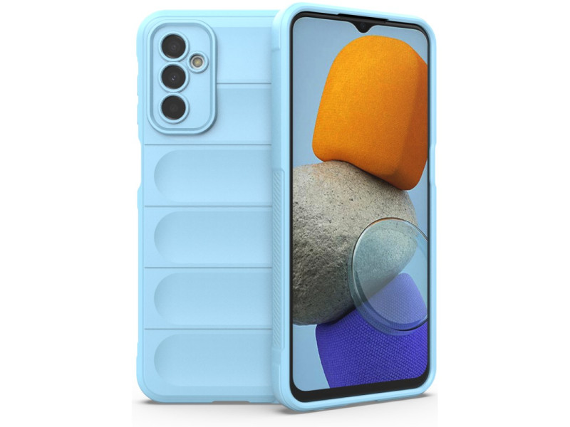 Newface Samsung Galaxy M23 Kılıf Optimum Silikon - Sky Blue