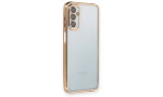 Newface Samsung Galaxy M23 Kılıf Razer Lensli Silikon - Gold