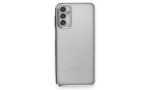 Newface Samsung Galaxy M23 Kılıf Razer Lensli Silikon - Gümüş