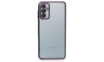 Newface Samsung Galaxy M23 Kılıf Razer Lensli Silikon - Mor