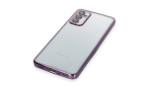 Newface Samsung Galaxy M23 Kılıf Razer Lensli Silikon - Mor