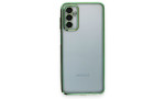 Newface Samsung Galaxy M23 Kılıf Razer Lensli Silikon - Yeşil