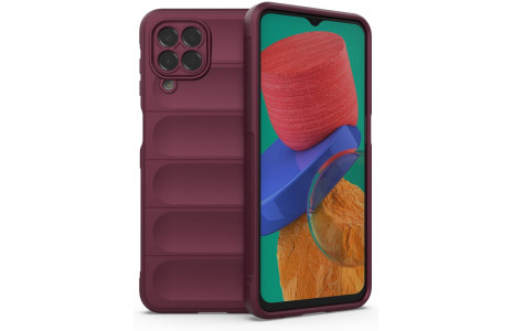 Newface Samsung Galaxy M33 Kılıf Optimum Silikon - Bordo