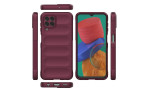 Newface Samsung Galaxy M33 Kılıf Optimum Silikon - Bordo