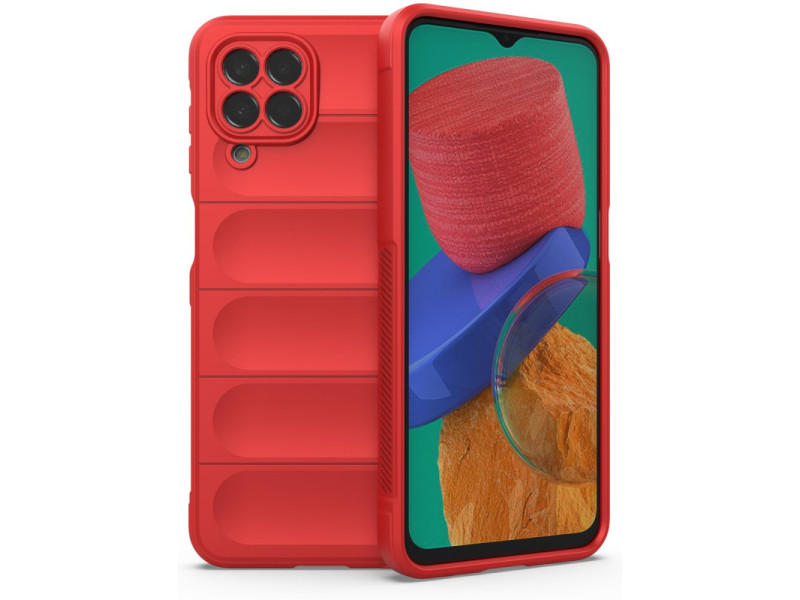 Newface Samsung Galaxy M33 Kılıf Optimum Silikon - Kırmızı