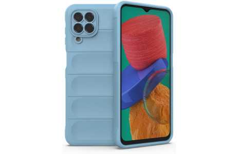 Newface Samsung Galaxy M33 Kılıf Optimum Silikon - Sky Blue
