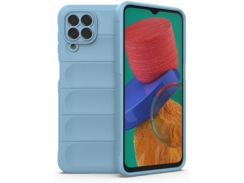 Newface Samsung Galaxy M33 Kılıf Optimum Silikon - Sky Blue