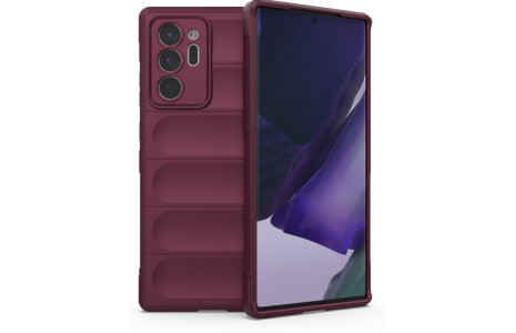 Newface Samsung Galaxy Note 20 Ultra Kılıf Optimum Silikon - Bordo